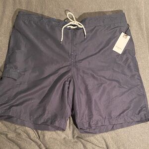 Classic Navy Men's Swim Board Shorts